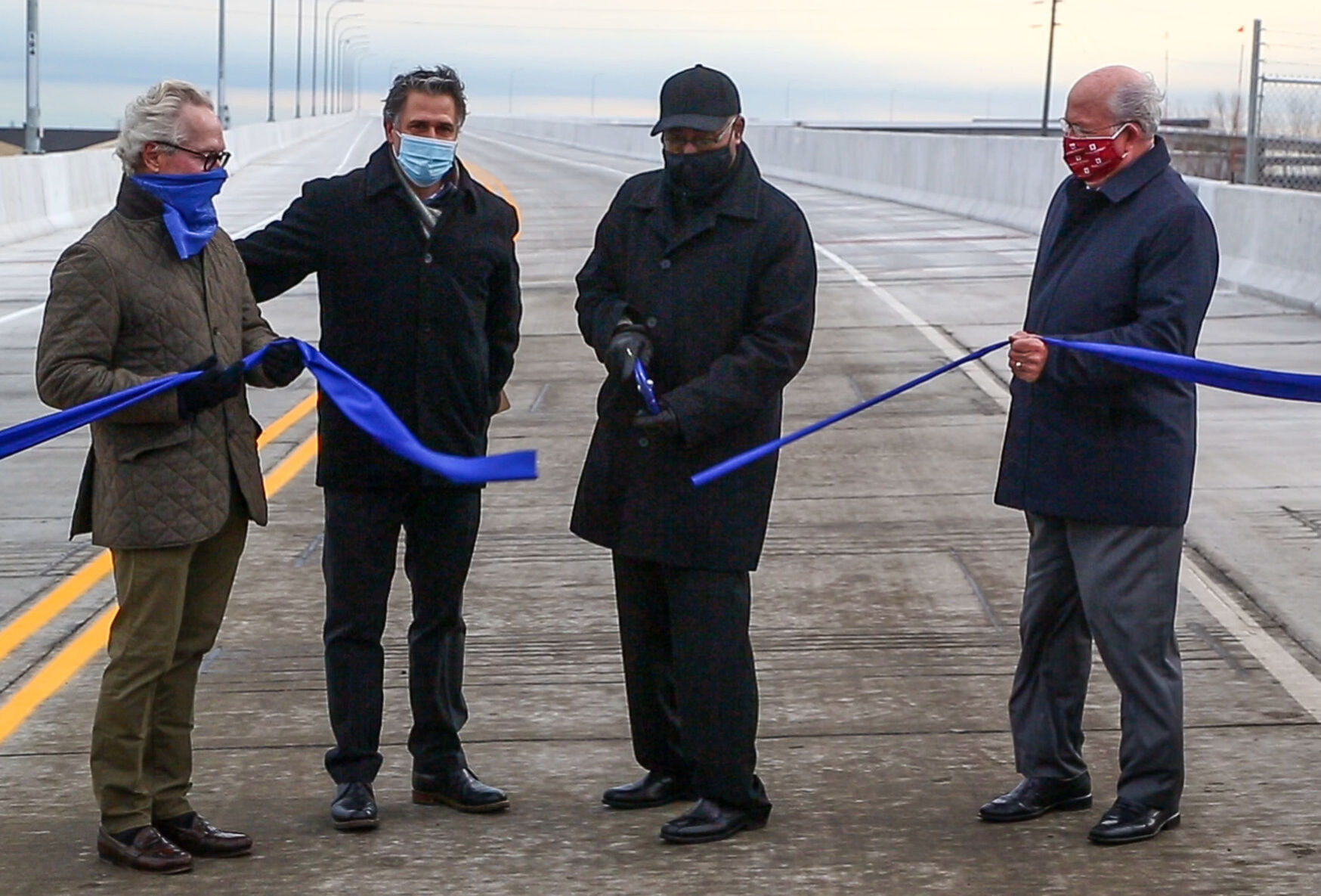 Opening of new Cline Avenue Bridge